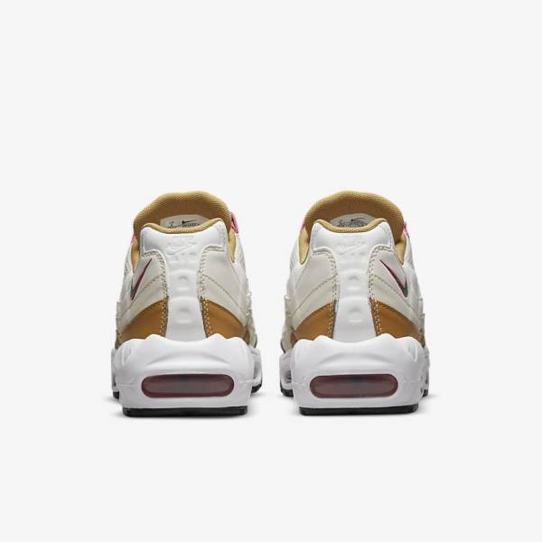 Αθλητικά Παπούτσια Nike Air Max 95 γυναικεια ασπρα καφε πρασινο | NK493VDR