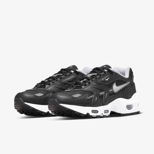 Αθλητικά Παπούτσια Nike Air Max 96 2 γυναικεια μαυρα μεταλλικός ασημι ασπρα | NK164UYR