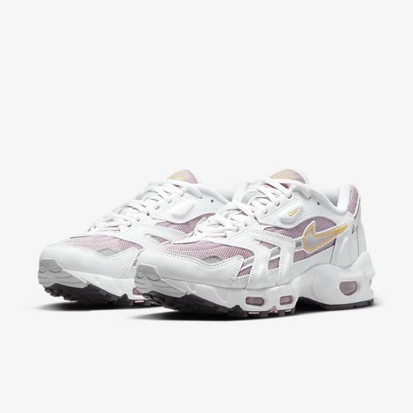 Αθλητικά Παπούτσια Nike Air Max 96 2 γυναικεια ασπρα μωβ ροζ μωβ | NK480UNL