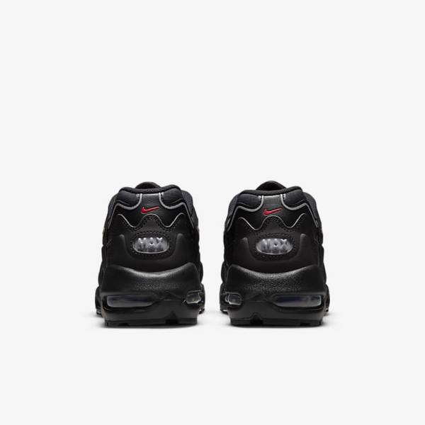 Αθλητικά Παπούτσια Nike Air Max 96 II ανδρικα μαυρα κοκκινα ασπρα | NK376AOX