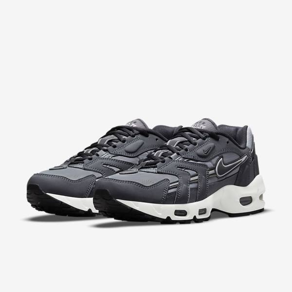 Αθλητικά Παπούτσια Nike Air Max 96 II ανδρικα γκρι σκούρο γκρι ασπρα μαυρα | NK672BUX