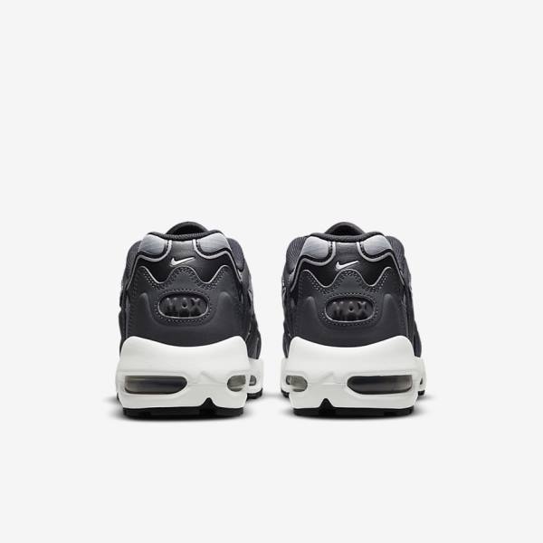 Αθλητικά Παπούτσια Nike Air Max 96 II ανδρικα γκρι σκούρο γκρι ασπρα μαυρα | NK672BUX