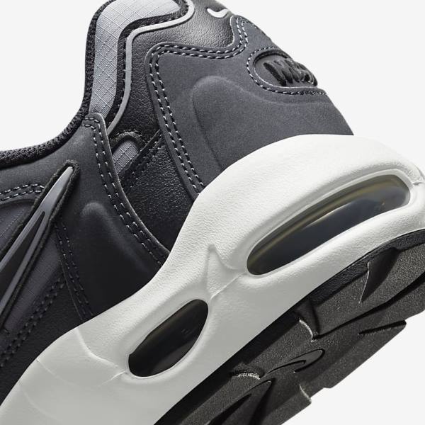 Αθλητικά Παπούτσια Nike Air Max 96 II ανδρικα γκρι σκούρο γκρι ασπρα μαυρα | NK672BUX