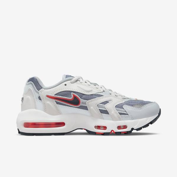 Αθλητικά Παπούτσια Nike Air Max 96 II γυναικεια ασπρα σκουρο μπλε | NK057OUQ