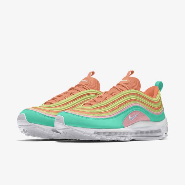 Αθλητικά Παπούτσια Nike Air Max 97 By You Custom γυναικεια Πολύχρωμο | NK820UAJ