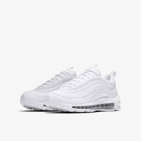 Αθλητικά Παπούτσια Nike Air Max 97 Older παιδικα ασπρα μεταλλικός ασημι ασπρα | NK834CAZ