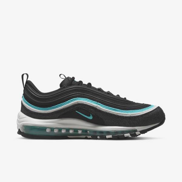 Αθλητικά Παπούτσια Nike Air Max 97 SE ανδρικα μαυρα ασπρα τυρκουάζ | NK857QZX