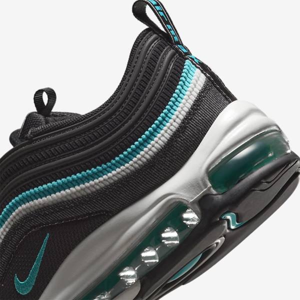 Αθλητικά Παπούτσια Nike Air Max 97 SE ανδρικα μαυρα ασπρα τυρκουάζ | NK857QZX