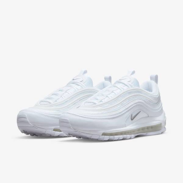 Αθλητικά Παπούτσια Nike Air Max 97 ανδρικα ασπρα μαυρα γκρι | NK267QKR