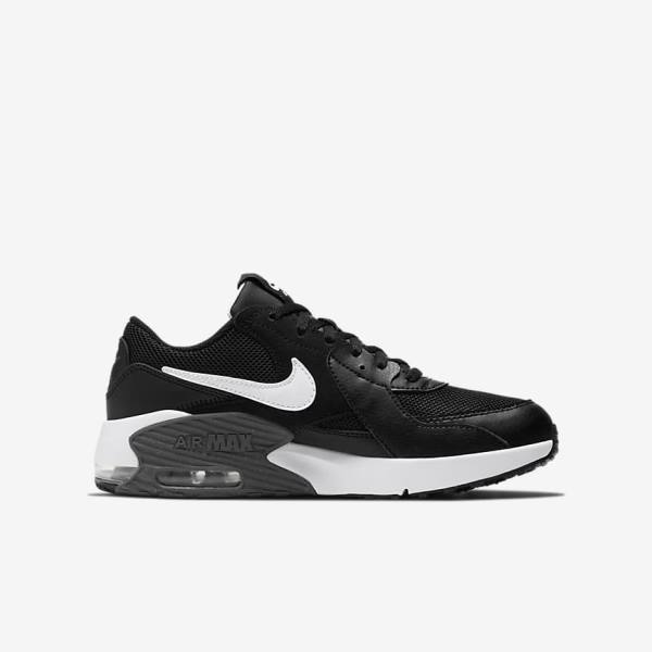 Αθλητικά Παπούτσια Nike Air Max Excee Older παιδικα μαυρα σκούρο γκρι ασπρα | NK897HMQ