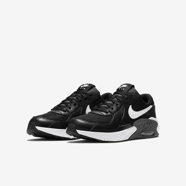 Αθλητικά Παπούτσια Nike Air Max Excee Older παιδικα μαυρα σκούρο γκρι ασπρα | NK897HMQ