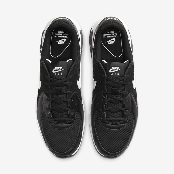 Αθλητικά Παπούτσια Nike Air Max Excee ανδρικα μαυρα σκούρο γκρι ασπρα | NK384ZFL