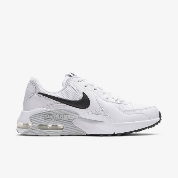 Αθλητικά Παπούτσια Nike Air Max Excee γυναικεια ασπρα Πλατίνα μαυρα | NK045MOZ