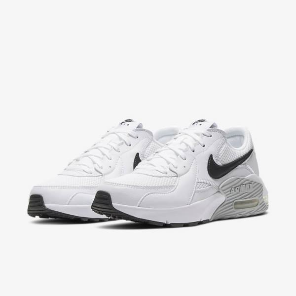 Αθλητικά Παπούτσια Nike Air Max Excee γυναικεια ασπρα Πλατίνα μαυρα | NK045MOZ