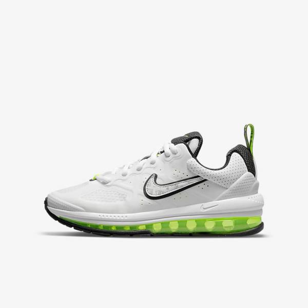 Αθλητικά Παπούτσια Nike Air Max Genome Older παιδικα ασπρα Πλατίνα μαυρα | NK287AFR