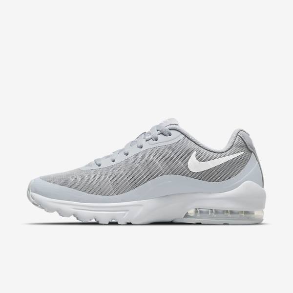 Αθλητικά Παπούτσια Nike Air Max Invigor ανδρικα γκρι ασπρα | NK746TRJ