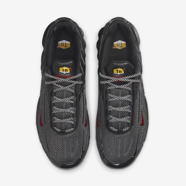 Αθλητικά Παπούτσια Nike Air Max Plus 3 ανδρικα μαυρα ασημι κοκκινα | NK975EXN