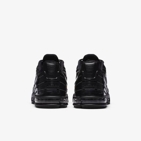 Αθλητικά Παπούτσια Nike Air Max Plus 3 δερματινα ανδρικα μαυρα σκούρο γκρι | NK305IGF