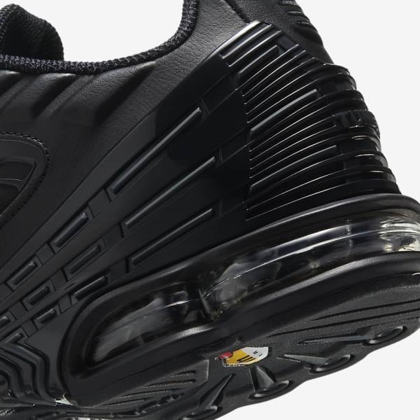 Αθλητικά Παπούτσια Nike Air Max Plus 3 δερματινα ανδρικα μαυρα σκούρο γκρι | NK305IGF