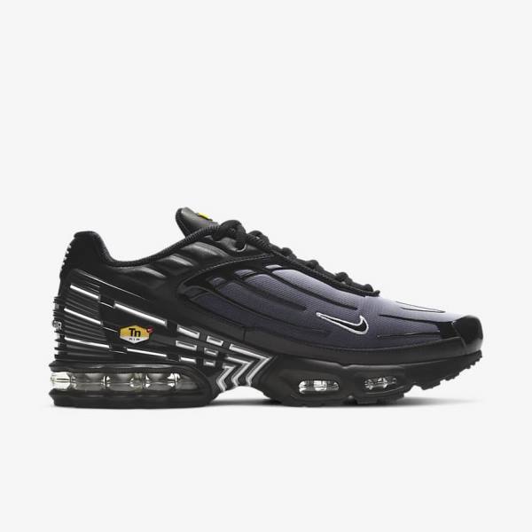 Αθλητικά Παπούτσια Nike Air Max Plus III ανδρικα μαυρα ασπρα | NK756NDL