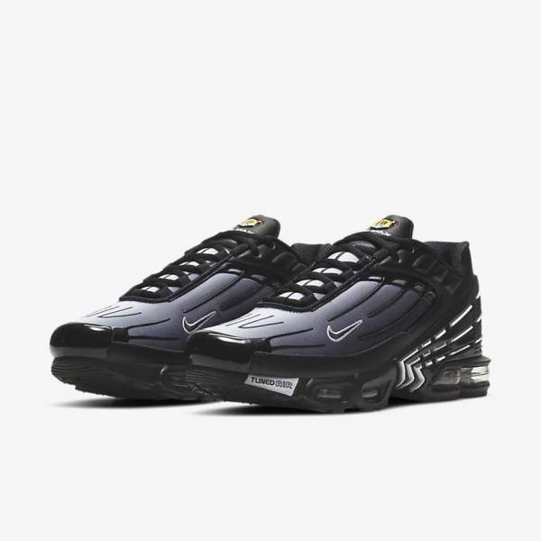 Αθλητικά Παπούτσια Nike Air Max Plus III ανδρικα μαυρα ασπρα | NK756NDL