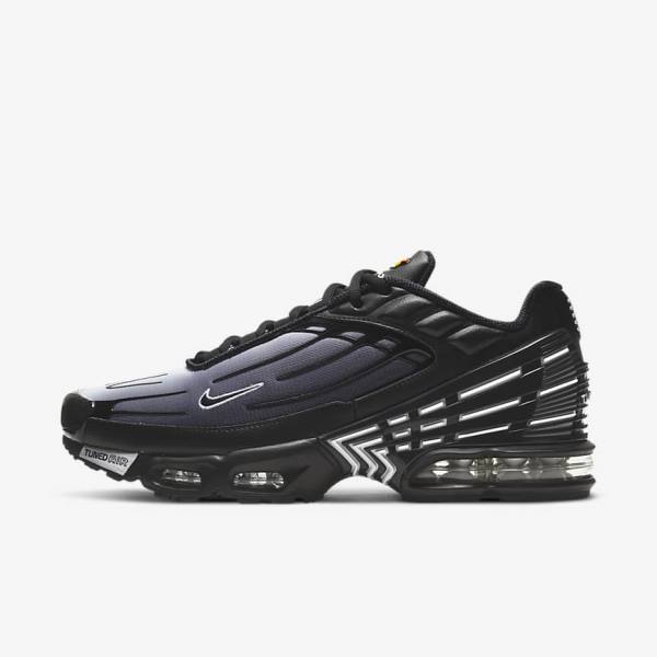 Αθλητικά Παπούτσια Nike Air Max Plus III ανδρικα μαυρα ασπρα | NK756NDL