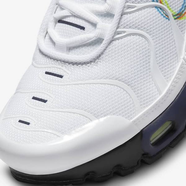 Αθλητικά Παπούτσια Nike Air Max Plus Older παιδικα ασπρα γκρι μπλε | NK094XSC