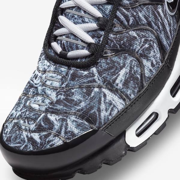 Αθλητικά Παπούτσια Nike Air Max Plus ανδρικα μαυρα ασπρα σκούρο γκρι μαυρα | NK460DFE