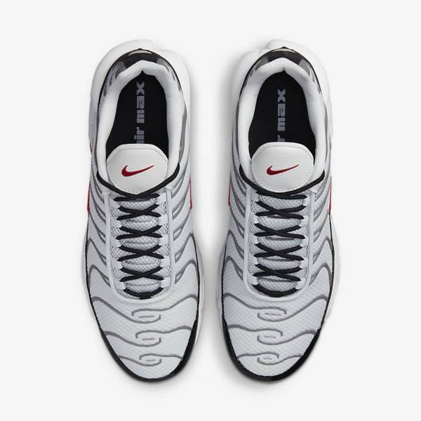 Αθλητικά Παπούτσια Nike Air Max Plus ανδρικα γκρι μαυρα κοκκινα | NK537VQU