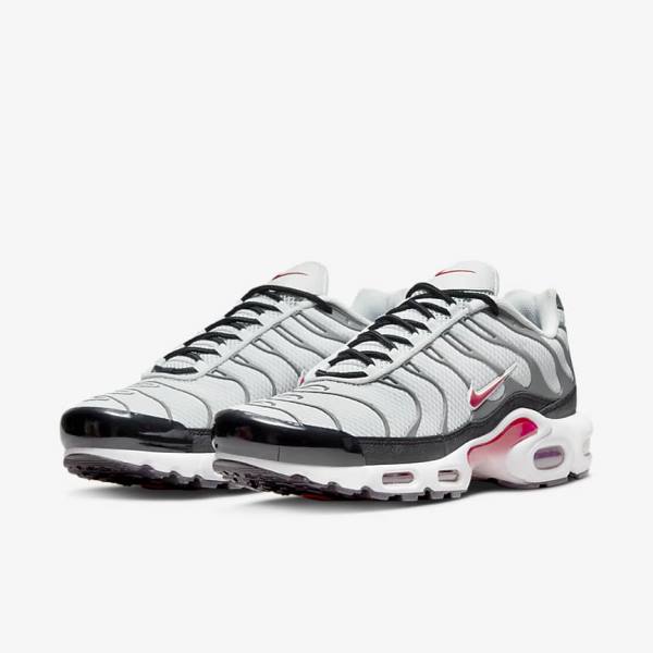 Αθλητικά Παπούτσια Nike Air Max Plus ανδρικα γκρι μαυρα κοκκινα | NK537VQU