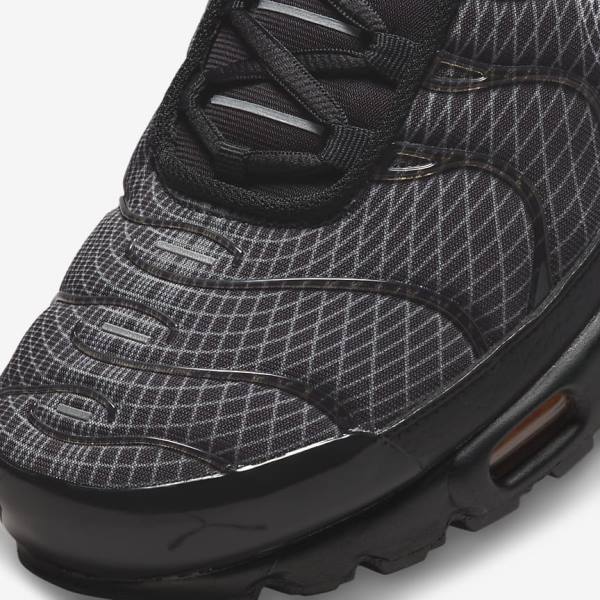 Αθλητικά Παπούτσια Nike Air Max Plus ανδρικα μαυρα πορτοκαλι γκρι ασπρα | NK627WSY