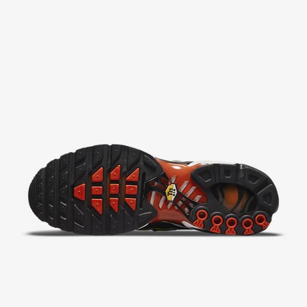 Αθλητικά Παπούτσια Nike Air Max Plus ανδρικα πορτοκαλι χρυσο χρωμα μαυρα | NK651SVU