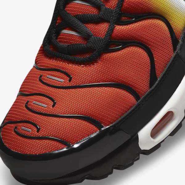 Αθλητικά Παπούτσια Nike Air Max Plus ανδρικα πορτοκαλι χρυσο χρωμα μαυρα | NK651SVU