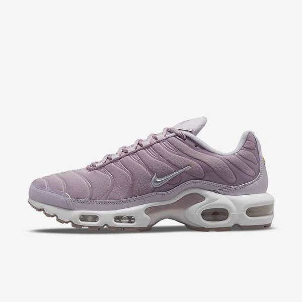 Αθλητικά Παπούτσια Nike Air Max Plus γυναικεια μωβ ασπρα μεταλλικός ασημι | NK230EPC