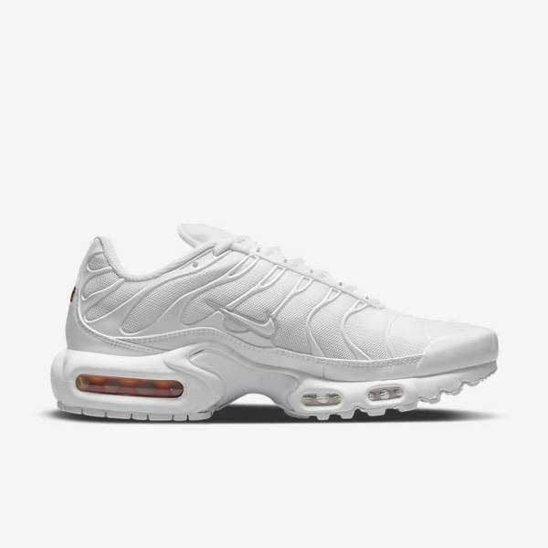 Αθλητικά Παπούτσια Nike Air Max Plus γυναικεια ασπρα Πλατίνα ασπρα | NK912IMH