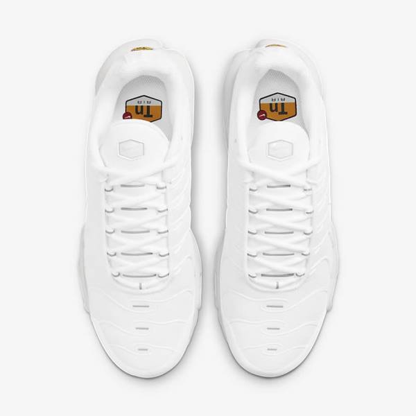 Αθλητικά Παπούτσια Nike Air Max Plus γυναικεια ασπρα Πλατίνα ασπρα | NK912IMH