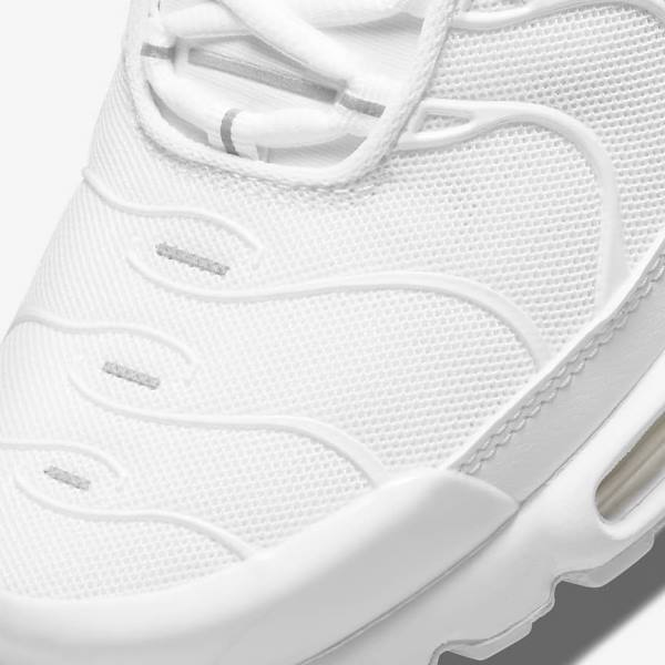 Αθλητικά Παπούτσια Nike Air Max Plus γυναικεια ασπρα Πλατίνα ασπρα | NK912IMH