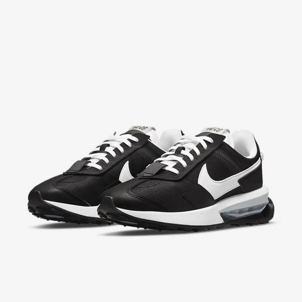 Αθλητικά Παπούτσια Nike Air Max Pre-Day γυναικεια μαυρα μεταλλικός ασημι ασπρα | NK539TZH