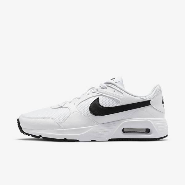 Αθλητικά Παπούτσια Nike Air Max SC ανδρικα ασπρα μαυρα | NK015KQM