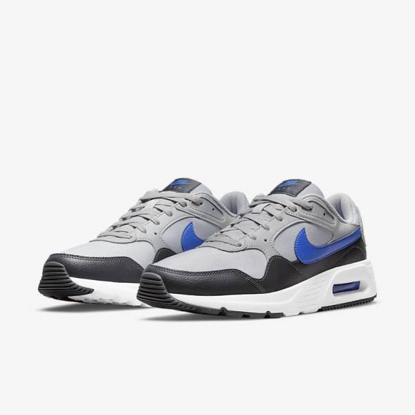 Αθλητικά Παπούτσια Nike Air Max SC ανδρικα ανοιχτο γκρι σκούρο γκρι ασπρα μπλε ρουά | NK483OWA