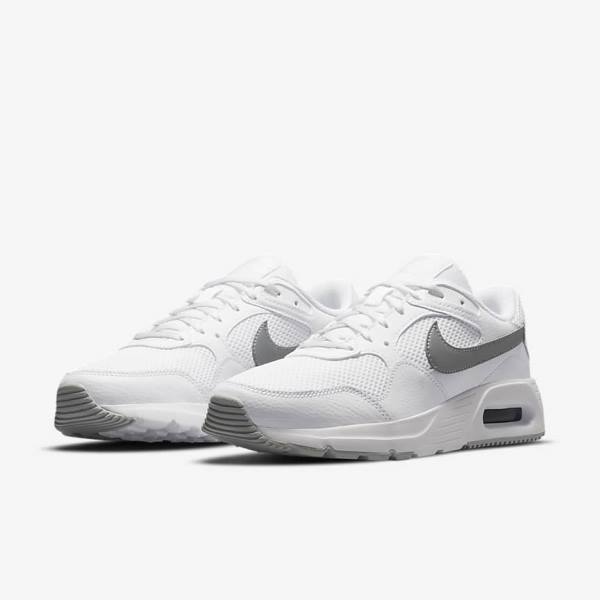 Αθλητικά Παπούτσια Nike Air Max SC γυναικεια ασπρα Πλατίνα μεταλλικός Πλατίνα | NK761UEW