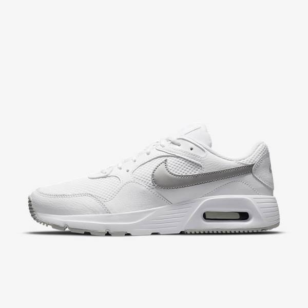 Αθλητικά Παπούτσια Nike Air Max SC γυναικεια ασπρα Πλατίνα μεταλλικός Πλατίνα | NK761UEW