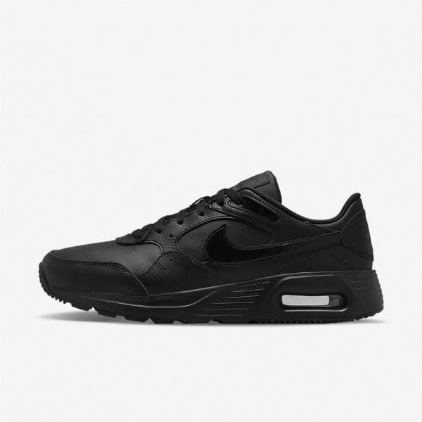 Αθλητικά Παπούτσια Nike Air Max SC δερματινα ανδρικα μαυρα | NK567SOZ