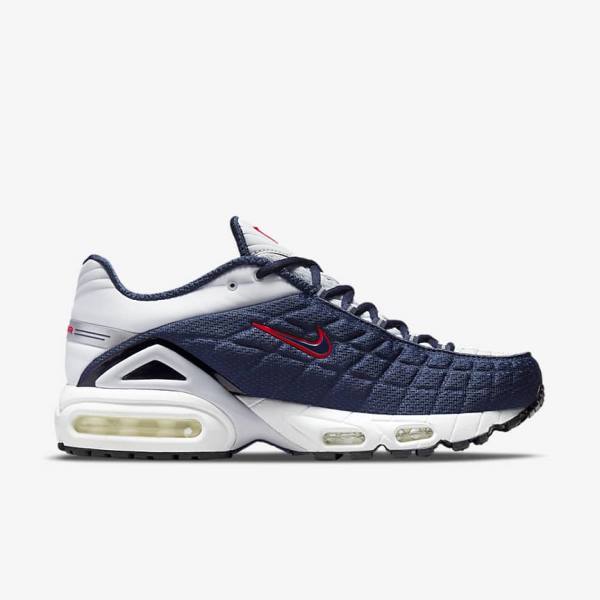 Αθλητικά Παπούτσια Nike Air Max Tailwind V SP ανδρικα σκουρο μπλε Πλατίνα ασπρα κοκκινα | NK701BQN