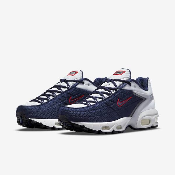 Αθλητικά Παπούτσια Nike Air Max Tailwind V SP ανδρικα σκουρο μπλε Πλατίνα ασπρα κοκκινα | NK701BQN