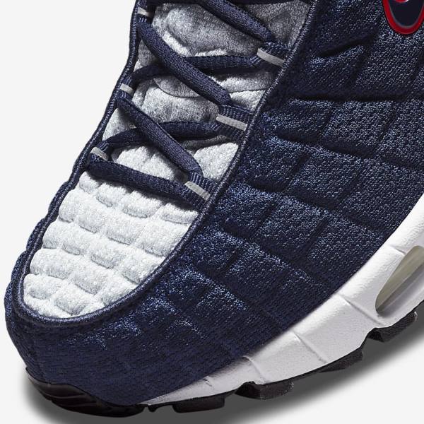 Αθλητικά Παπούτσια Nike Air Max Tailwind V SP ανδρικα σκουρο μπλε Πλατίνα ασπρα κοκκινα | NK701BQN