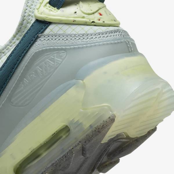 Αθλητικά Παπούτσια Nike Air Max Terrascape 90 ανδρικα γκρι ανοιχτο πρασινο σκούρο τυρκουάζ πρασινο | NK123XZO