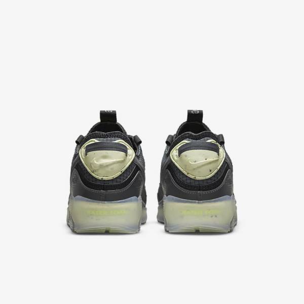 Αθλητικά Παπούτσια Nike Air Max Terrascape 90 ανδρικα μαυρα ανοιχτο πρασινο σκούρο γκρι | NK638AEK