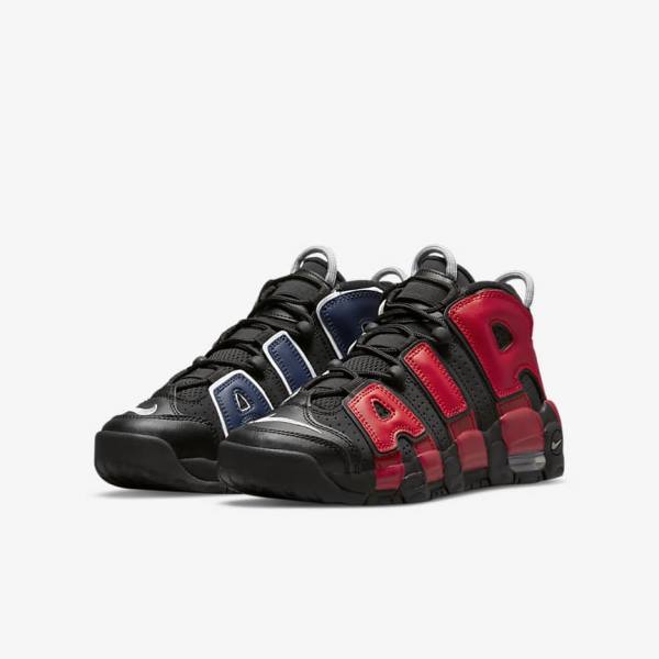 Αθλητικά Παπούτσια Nike Air More Uptempo Older παιδικα μαυρα σκουρο μπλε ασπρα κοκκινα | NK061OLP