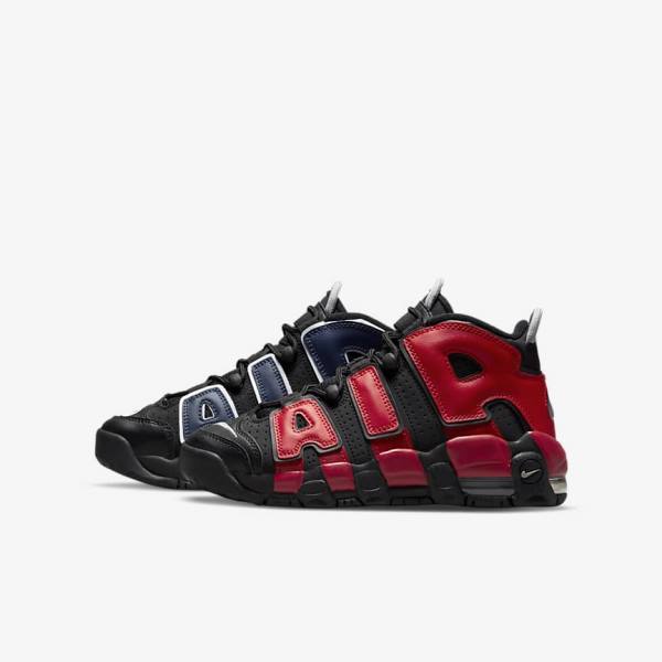 Αθλητικά Παπούτσια Nike Air More Uptempo Older παιδικα μαυρα σκουρο μπλε ασπρα κοκκινα | NK061OLP